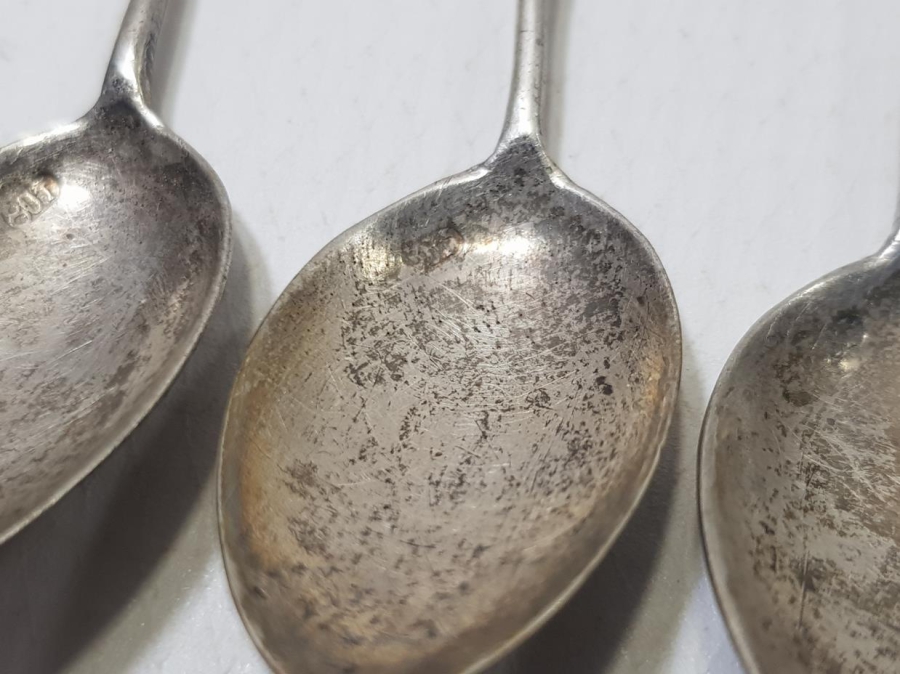 ANTİKA GÜMÜŞ ÇAY KAŞIĞI SETİ