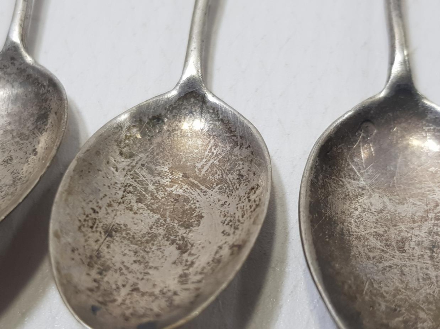ANTİKA GÜMÜŞ ÇAY KAŞIĞI SETİ
