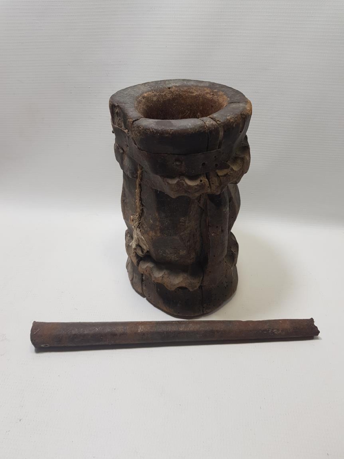 OSMANLI DÖNEMİ AHŞAP HAVAN