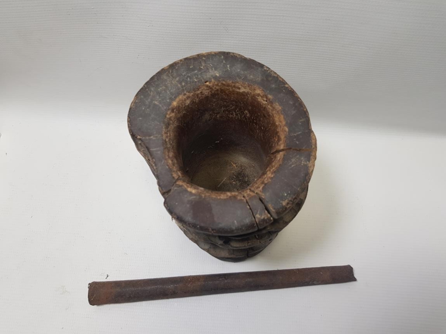 OSMANLI DÖNEMİ AHŞAP HAVAN