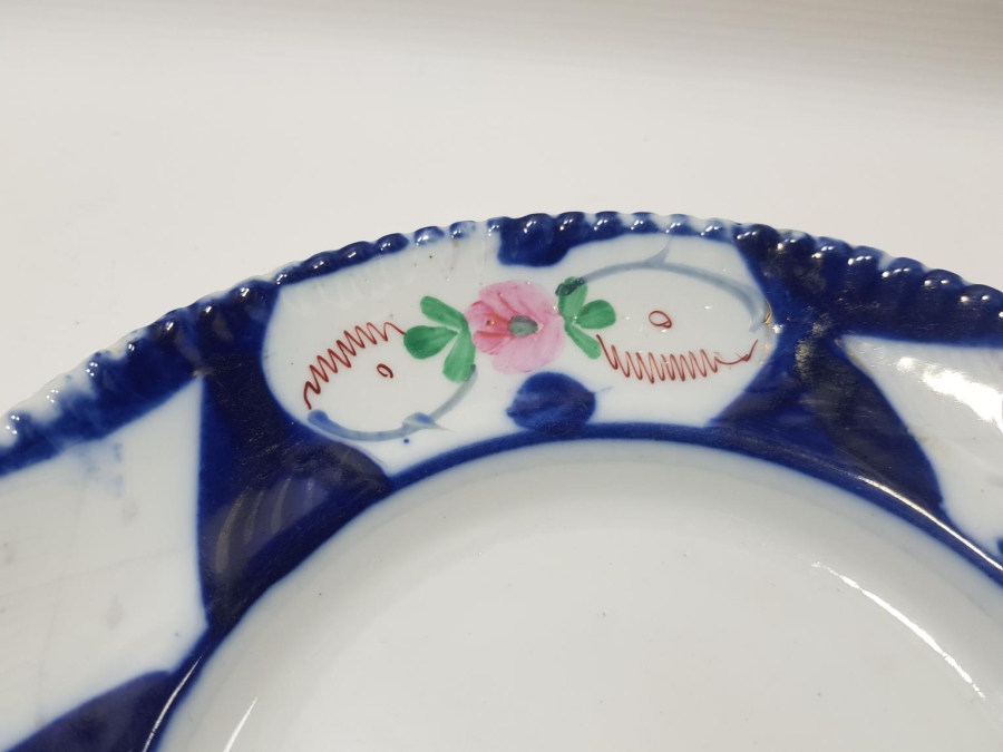 OSMANLICA KUZNETSOV DAMGALI PORSELEN YEMEK TABAĞI