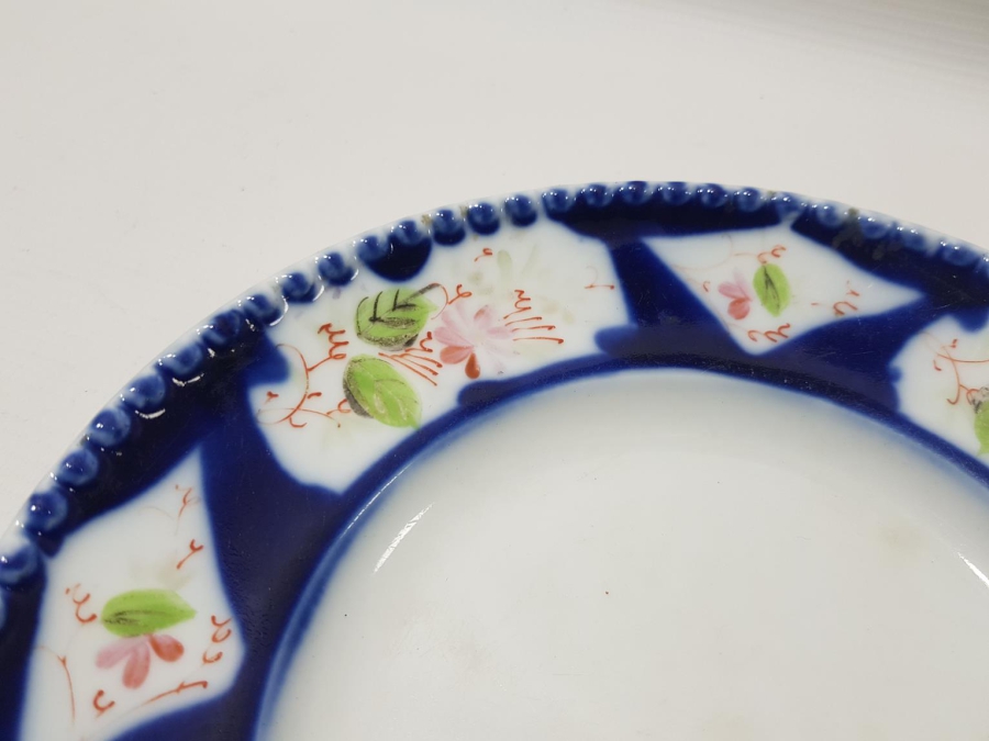 OSMANLI DÖNEMİ KUZNETSOV DAMGALI PORSELEN YEMEK TABAĞI