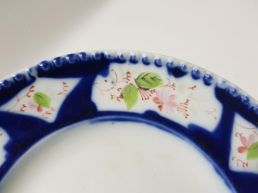 OSMANLI DÖNEMİ KUZNETSOV DAMGALI PORSELEN YEMEK TABAĞI