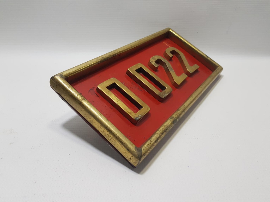 ANTİKA BAKAN MAKAM ARACI PLAKASI