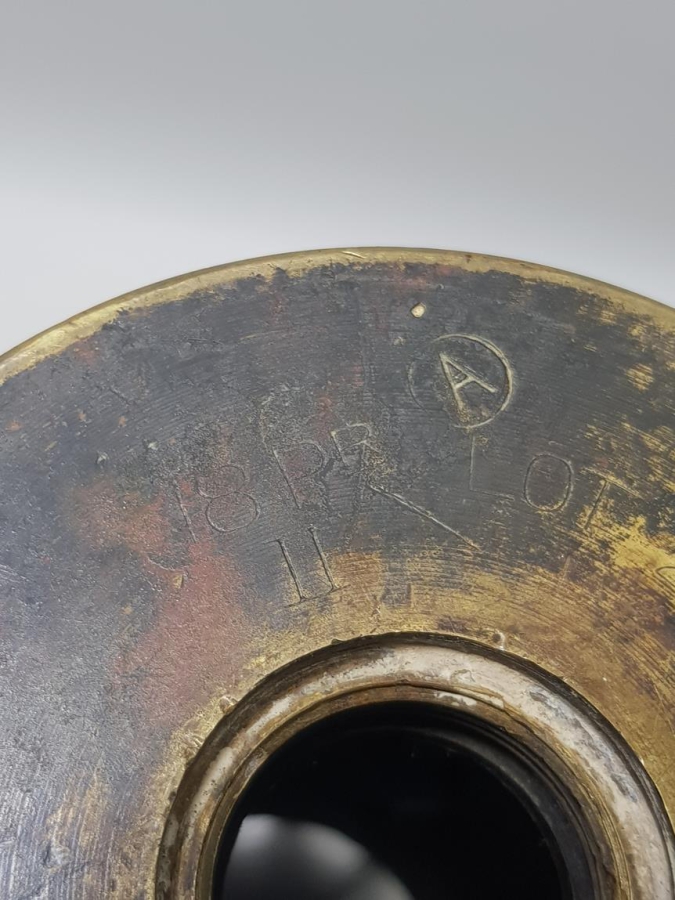 1. DÜNYA SAVAŞI TOP MERMİSİ KOVANINDAN YAPILMIŞ VAZO