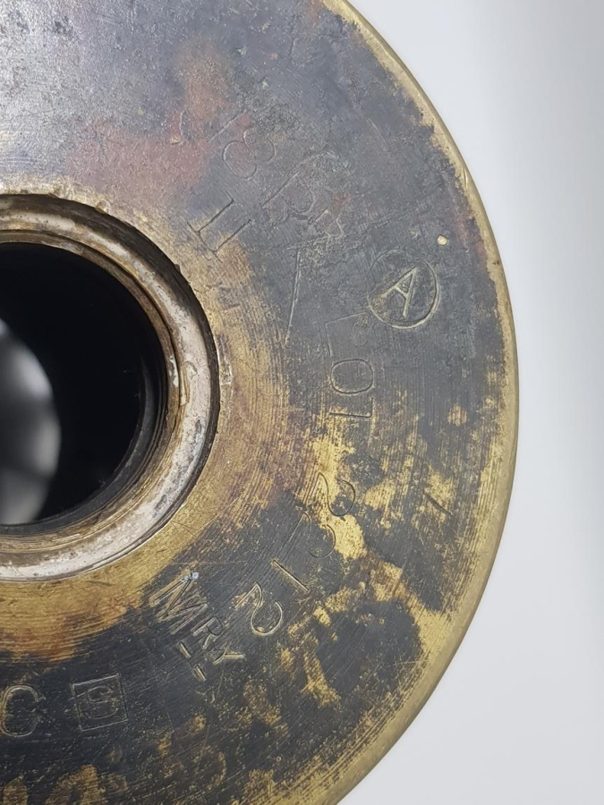 1. DÜNYA SAVAŞI TOP MERMİSİ KOVANINDAN YAPILMIŞ VAZO