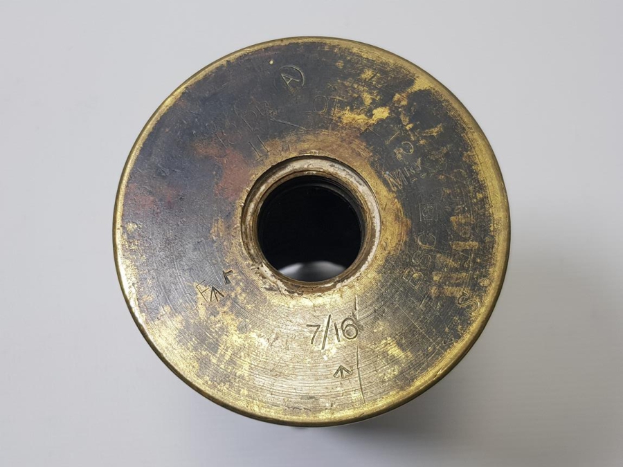 1. DÜNYA SAVAŞI TOP MERMİSİ KOVANINDAN YAPILMIŞ VAZO