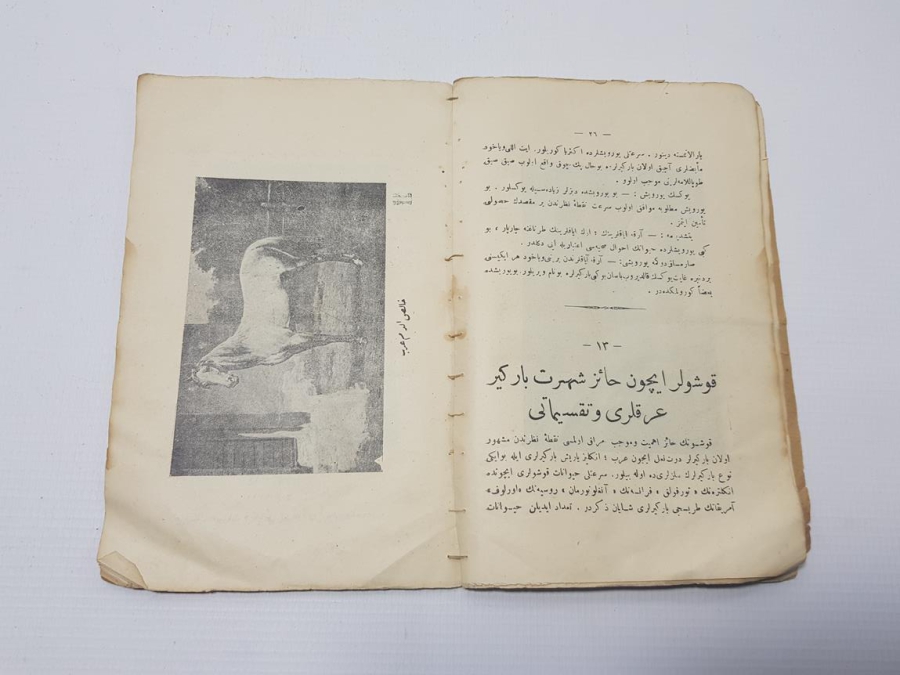 AT YARIŞLARIYLA İLGİLİ OSMANLICA KİTAP