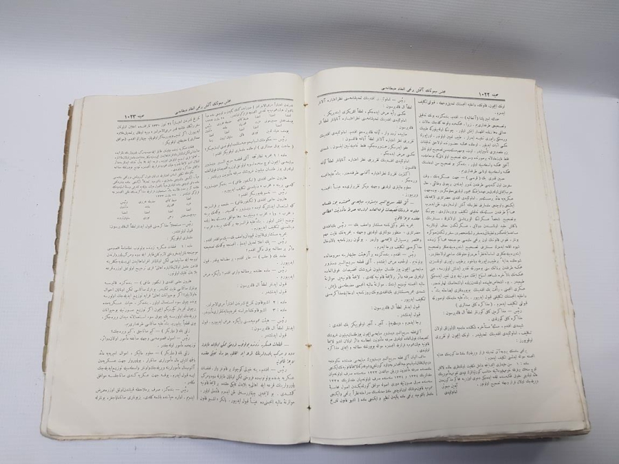 1. DÜNYA SAVAŞI 1916-1917 TARİHLİ 62 ADET MECLİS-İ MEBUSAN TUTANAKLARI