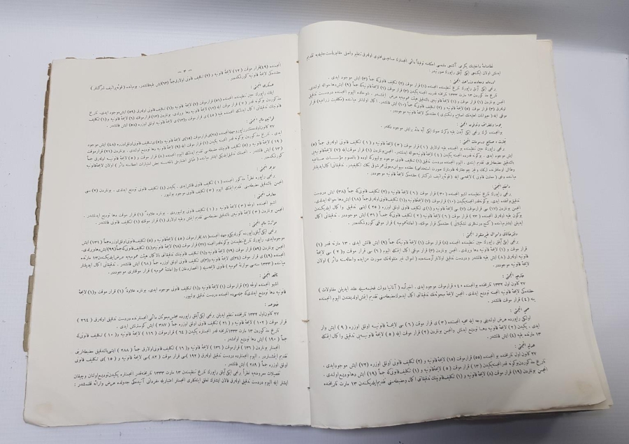 1. DÜNYA SAVAŞI 1916-1917 TARİHLİ 62 ADET MECLİS-İ MEBUSAN TUTANAKLARI