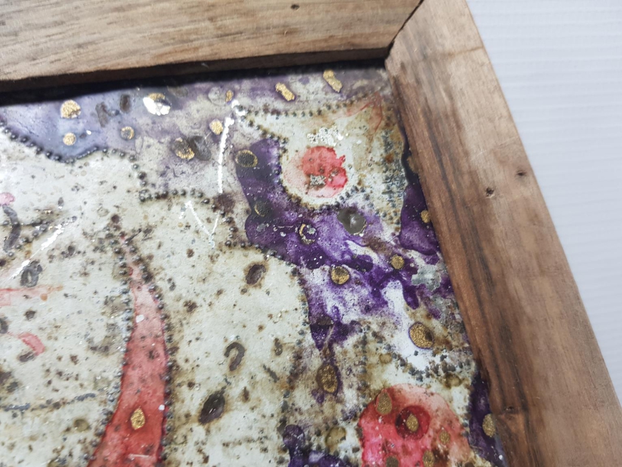 MEŞRUTİYET DÖNEMİ TÜRK BAYRAKLI SANDIK ÖNÜ SÜSÜ