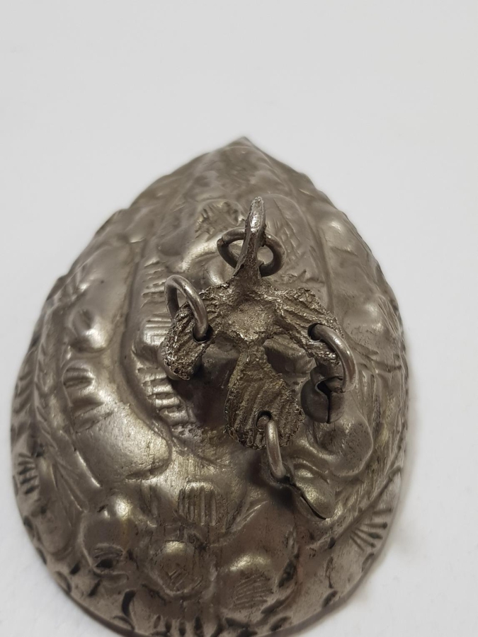 OSMANLI DÖNEMİ ÇOK NADİR DAMGALI VE KUŞ APLİKELİ TOPUK TAŞI ALETİ