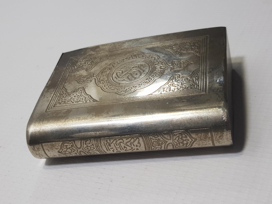 GÜMÜŞ KAPLAMA KILIFI İÇİNDE KUR'AN-I KERİM