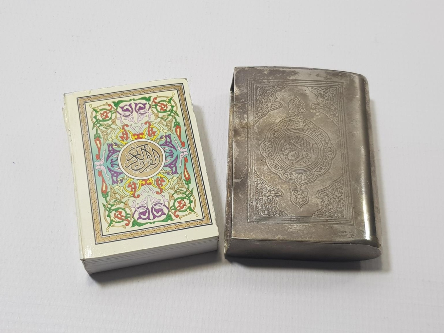 GÜMÜŞ KAPLAMA KILIFI İÇİNDE KUR'AN-I KERİM