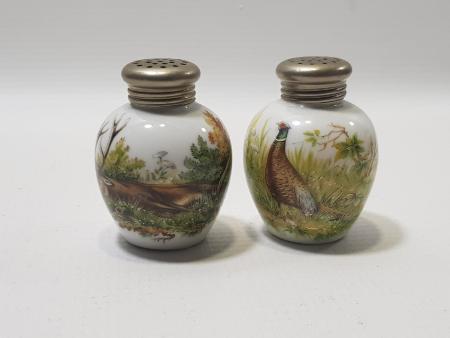 ANTİKA PORSELEN TUZLUK VE BAHARATLIK TAKIMI