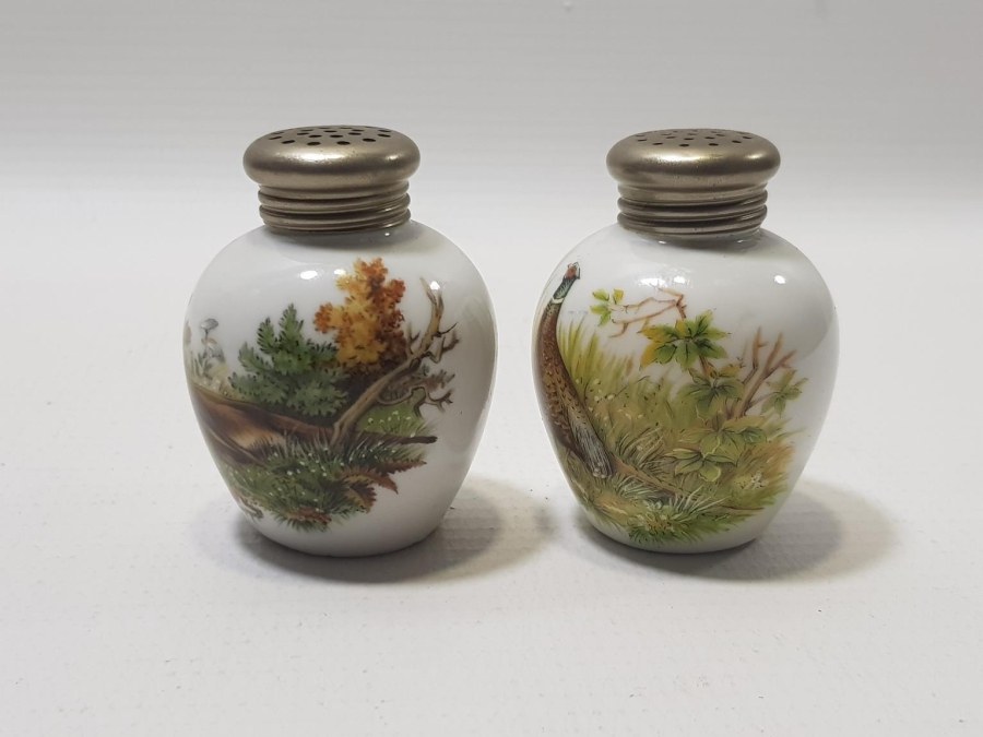 ANTİKA PORSELEN TUZLUK VE BAHARATLIK TAKIMI