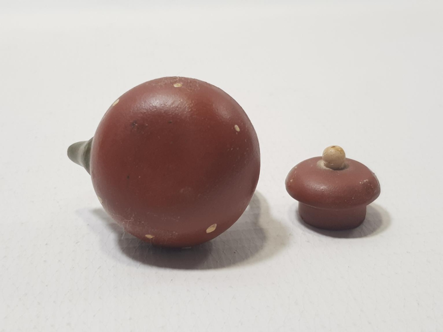 ANTİKA TERRACOTA MİNİ ÇAYDANLIK