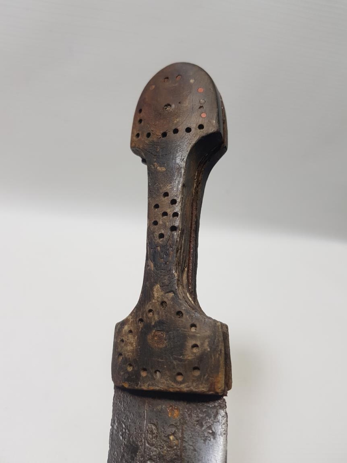 OSMANLI DÖNEMİ KALLAVİ BOY ÇERKES KAMASI