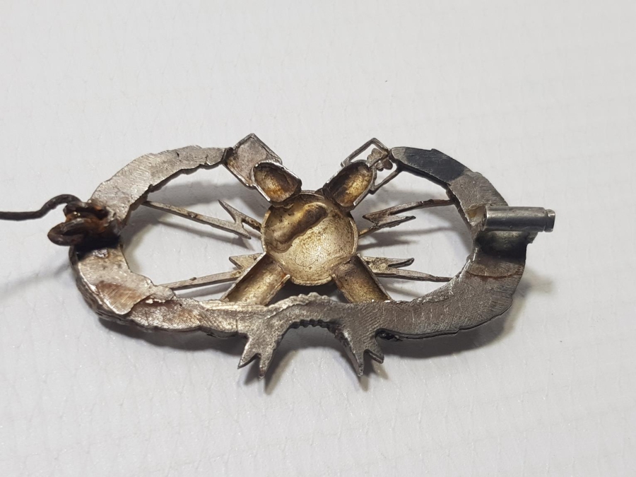 1. DÜNYA SAVAŞI OSMANLI BOMBA İMHA UZMANI GÜMÜŞ BRÖVE - ULTRA NADİR