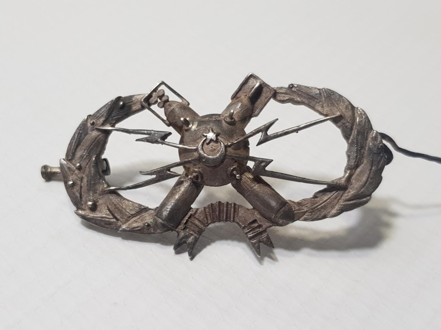 1. DÜNYA SAVAŞI OSMANLI BOMBA İMHA UZMANI GÜMÜŞ BRÖVE - ULTRA NADİR