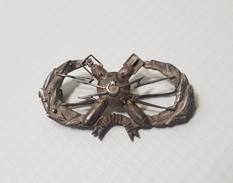 1. DÜNYA SAVAŞI OSMANLI BOMBA İMHA UZMANI GÜMÜŞ BRÖVE - ULTRA NADİR