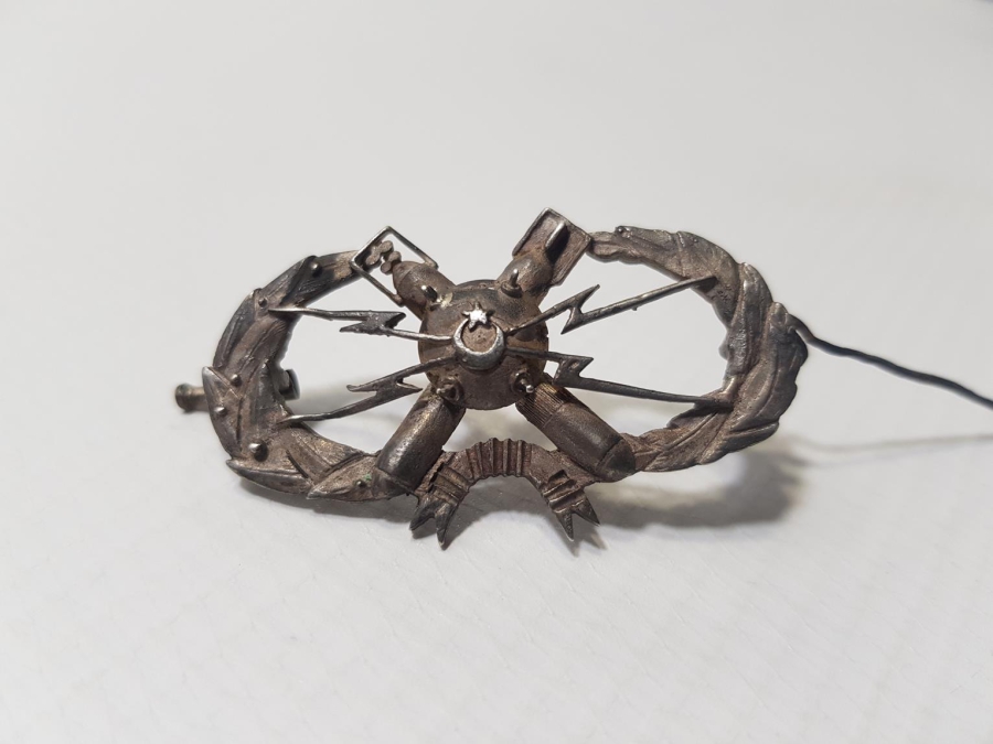 1. DÜNYA SAVAŞI OSMANLI BOMBA İMHA UZMANI GÜMÜŞ BRÖVE - ULTRA NADİR