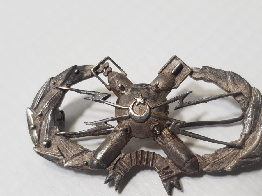 1. DÜNYA SAVAŞI OSMANLI BOMBA İMHA UZMANI GÜMÜŞ BRÖVE - ULTRA NADİR