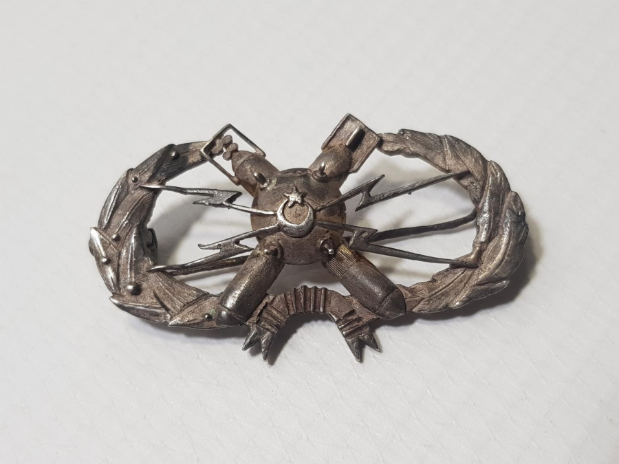 1. DÜNYA SAVAŞI OSMANLI BOMBA İMHA UZMANI GÜMÜŞ BRÖVE - ULTRA NADİR