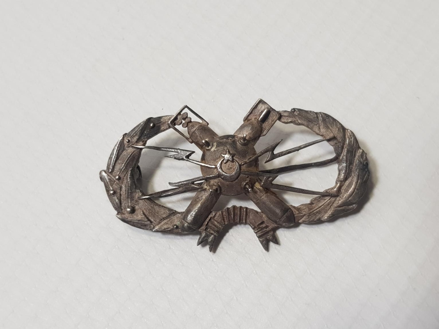 1. DÜNYA SAVAŞI OSMANLI BOMBA İMHA UZMANI GÜMÜŞ BRÖVE - ULTRA NADİR