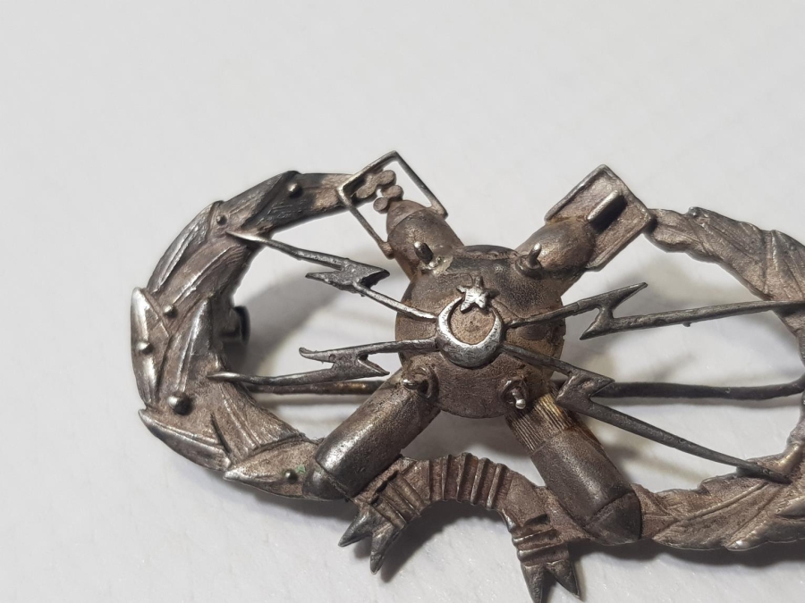 1. DÜNYA SAVAŞI OSMANLI BOMBA İMHA UZMANI GÜMÜŞ BRÖVE - ULTRA NADİR