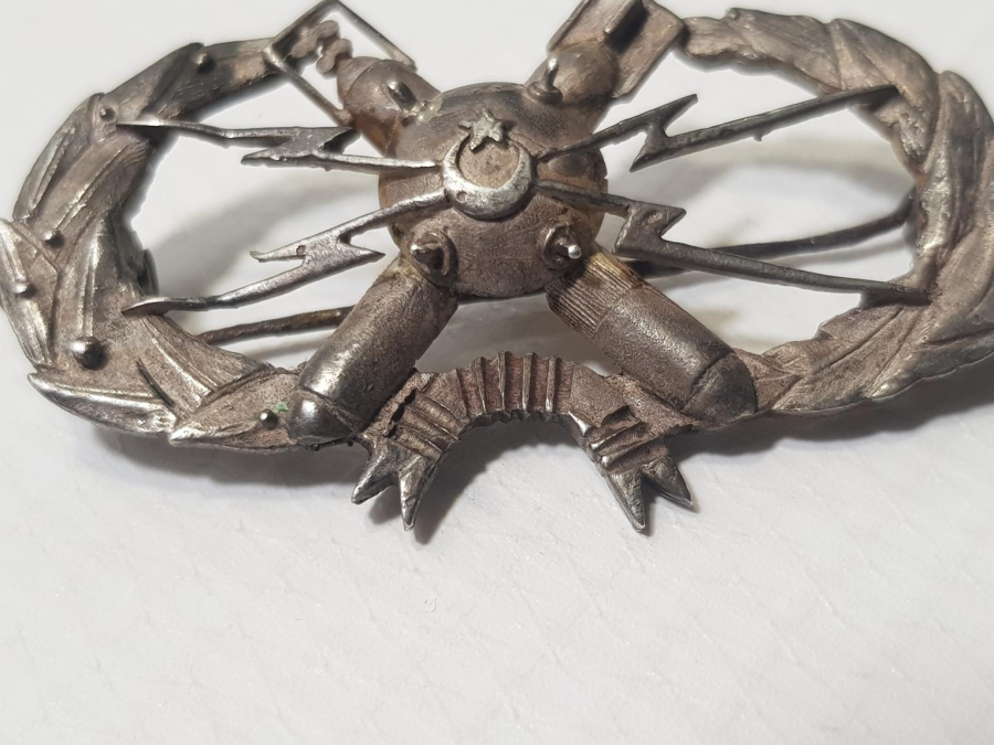 1. DÜNYA SAVAŞI OSMANLI BOMBA İMHA UZMANI GÜMÜŞ BRÖVE - ULTRA NADİR