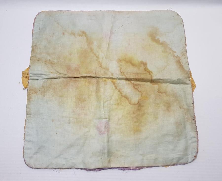 OSMANLI DÖNEMİ İZMİR RUM İŞİ EL İŞLEME İPEK PANO