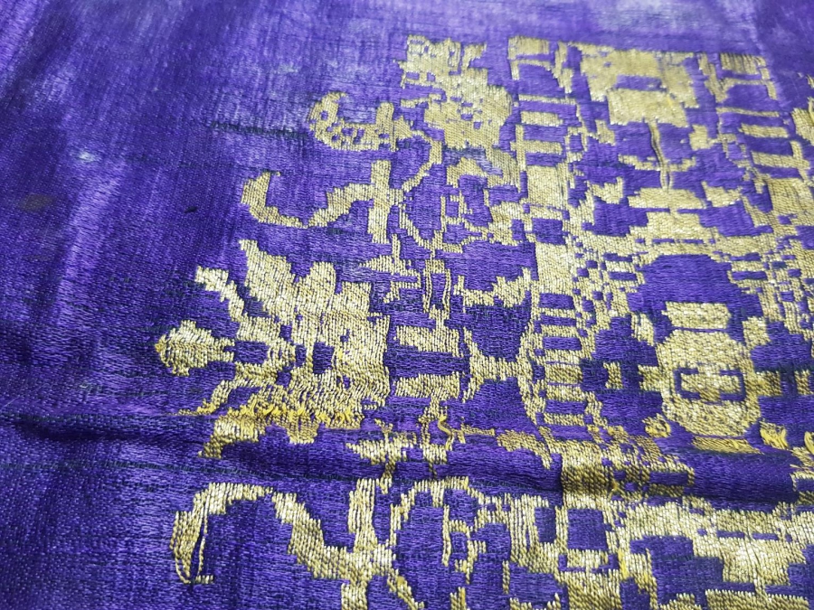 OSMANLI DÖNEMİ HEREKE İŞİ İPEK BOHÇA