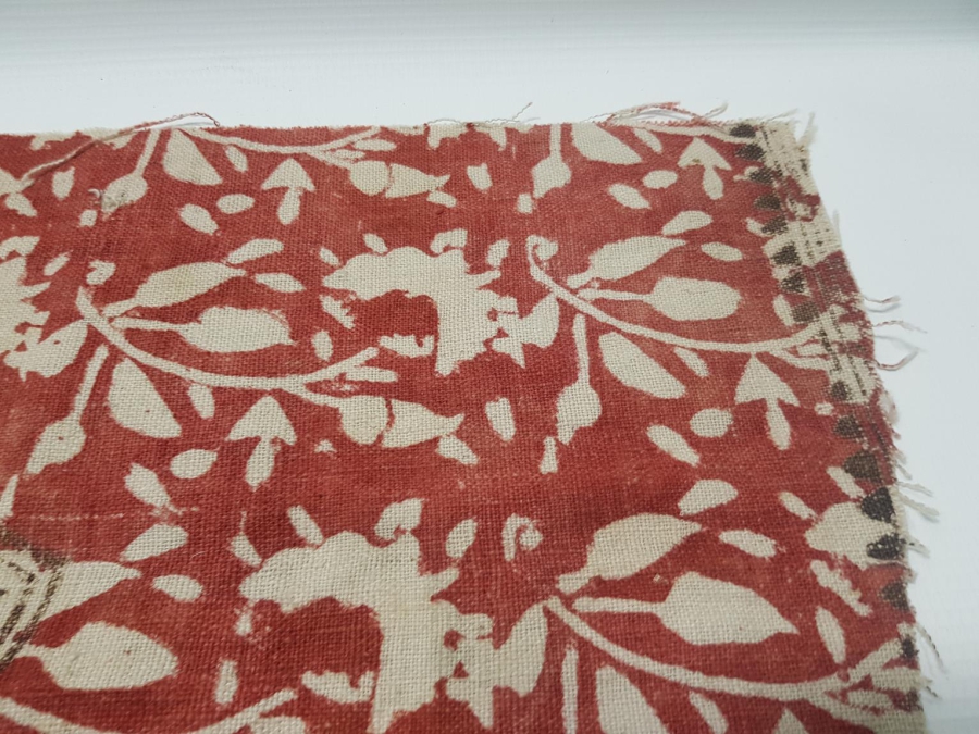 OSMANLI DÖNEMİ KIRKAĞAÇ BASKI KUMAŞ