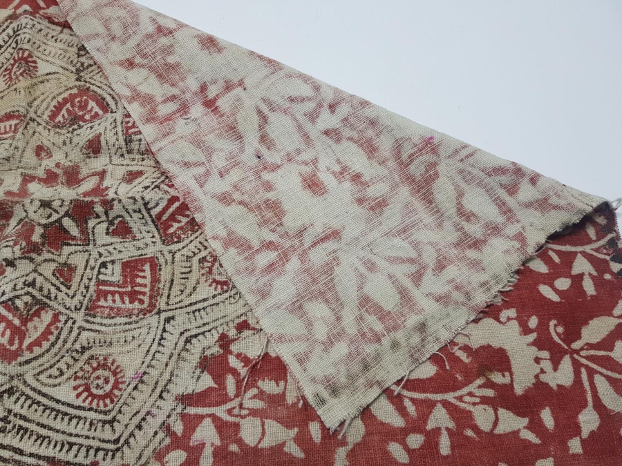 OSMANLI DÖNEMİ KIRKAĞAÇ BASKI KUMAŞ