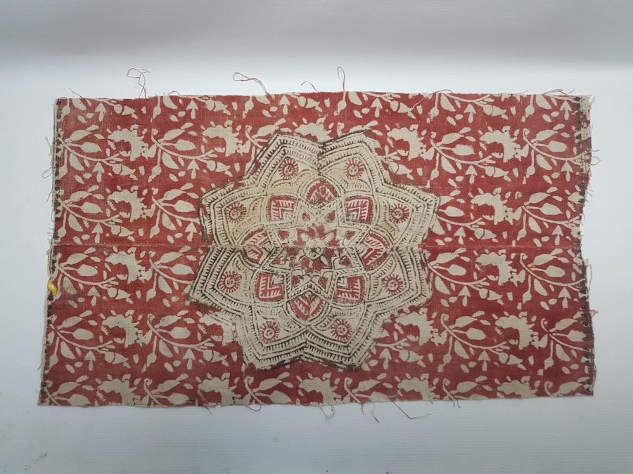 OSMANLI DÖNEMİ KIRKAĞAÇ BASKI KUMAŞ