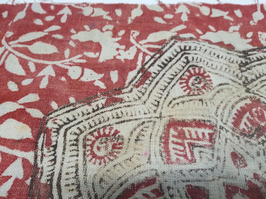 OSMANLI DÖNEMİ KIRKAĞAÇ BASKI KUMAŞ