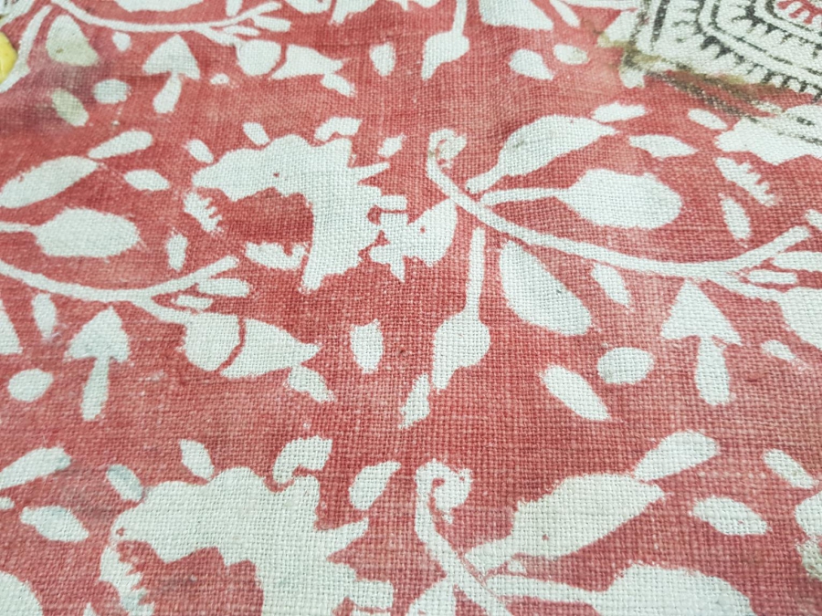 OSMANLI DÖNEMİ KIRKAĞAÇ BASKI KUMAŞ