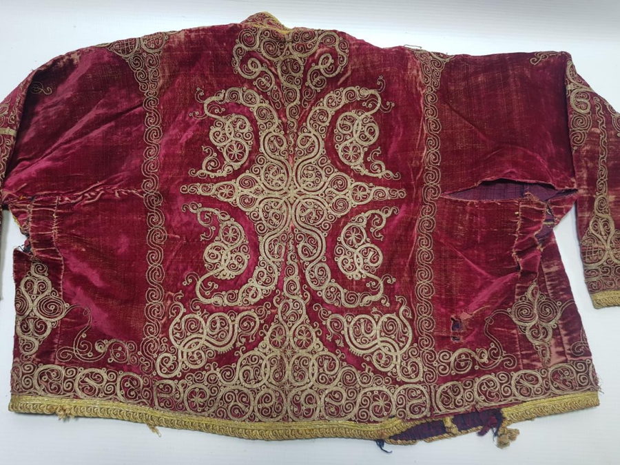 OSMANLI DÖNEMİ SIRMA İŞLEMELİ ÇOK NADİR CEPKEN