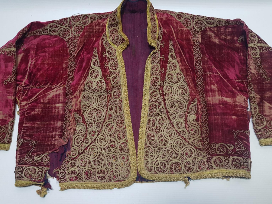 OSMANLI DÖNEMİ SIRMA İŞLEMELİ ÇOK NADİR CEPKEN