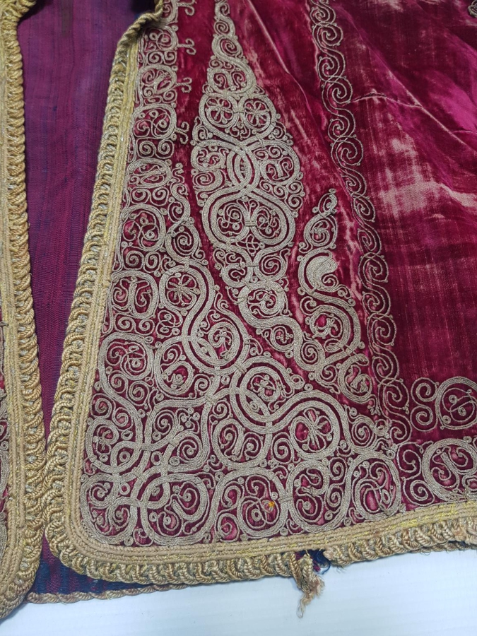 OSMANLI DÖNEMİ SIRMA İŞLEMELİ ÇOK NADİR CEPKEN