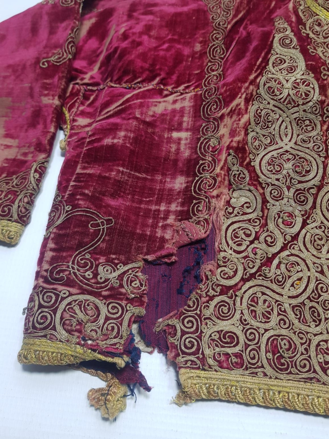 OSMANLI DÖNEMİ SIRMA İŞLEMELİ ÇOK NADİR CEPKEN