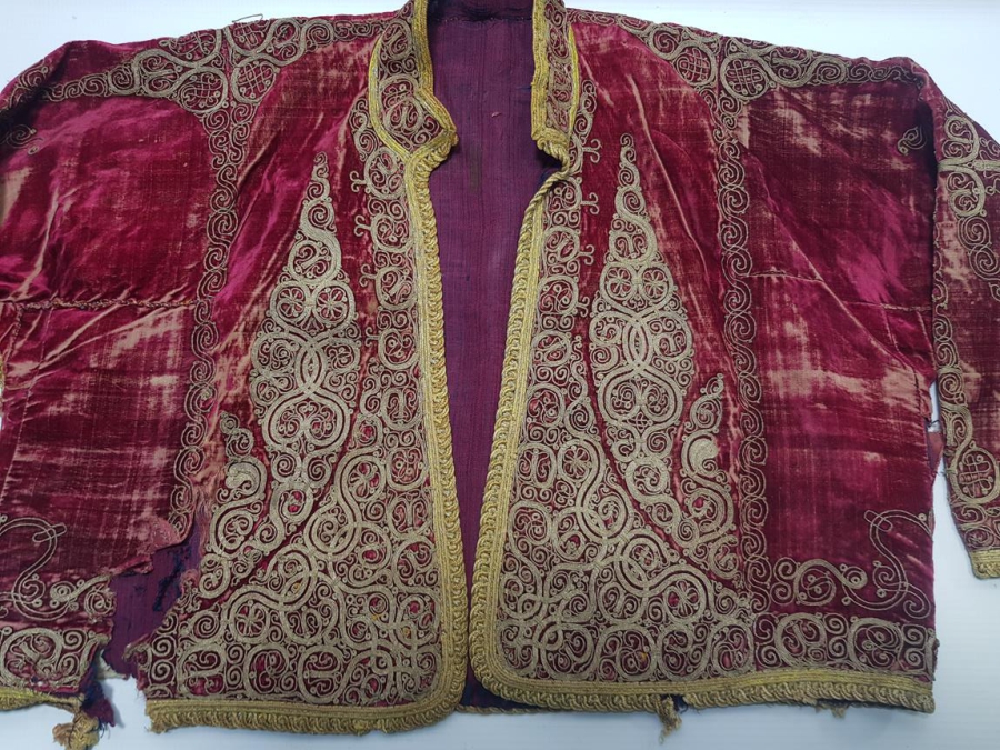 OSMANLI DÖNEMİ SIRMA İŞLEMELİ ÇOK NADİR CEPKEN