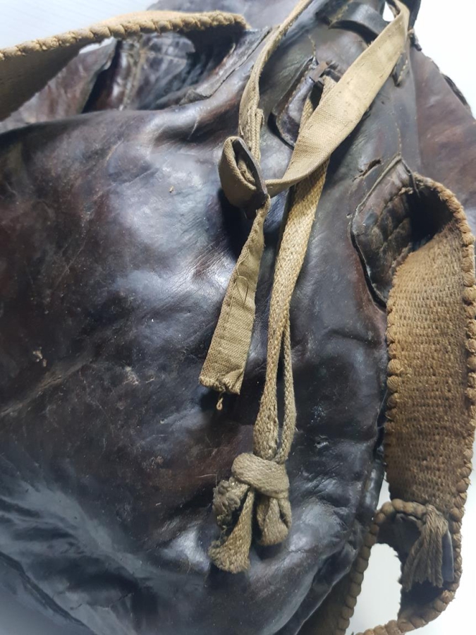 1. DÜNYA SAVAŞI ÇOK NADİR DERİ MOTORSİKLET ÇANTASI