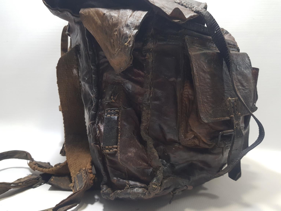 1. DÜNYA SAVAŞI ÇOK NADİR DERİ MOTORSİKLET ÇANTASI