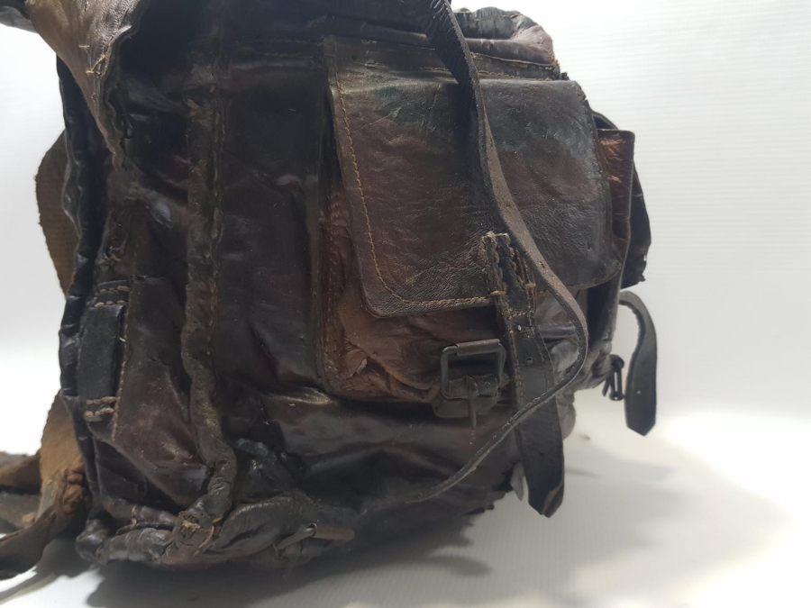 1. DÜNYA SAVAŞI ÇOK NADİR DERİ MOTORSİKLET ÇANTASI