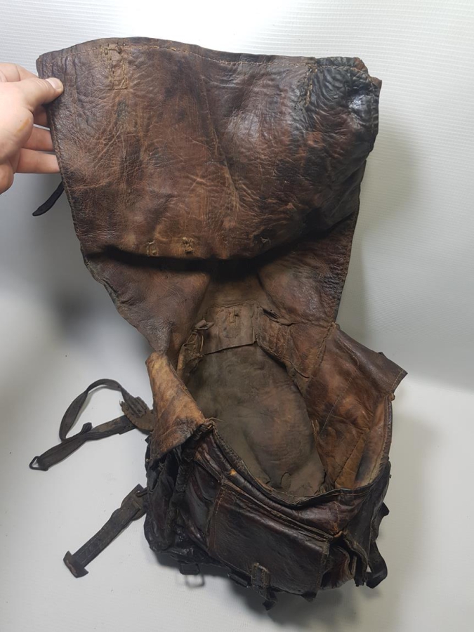 1. DÜNYA SAVAŞI ÇOK NADİR DERİ MOTORSİKLET ÇANTASI