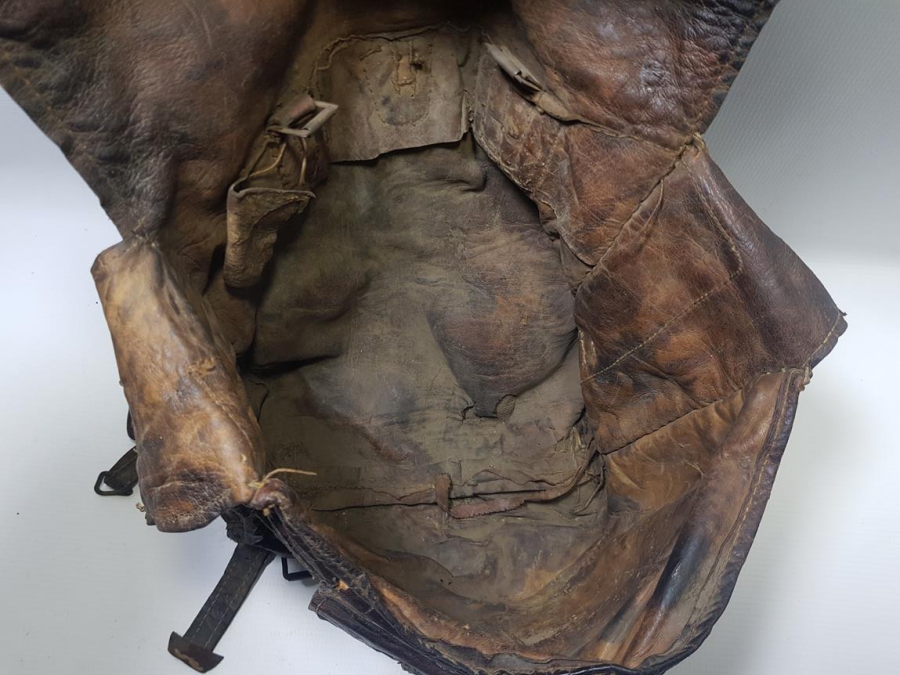 1. DÜNYA SAVAŞI ÇOK NADİR DERİ MOTORSİKLET ÇANTASI