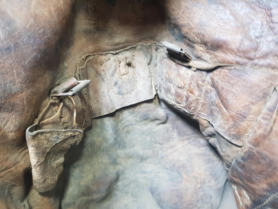 1. DÜNYA SAVAŞI ÇOK NADİR DERİ MOTORSİKLET ÇANTASI