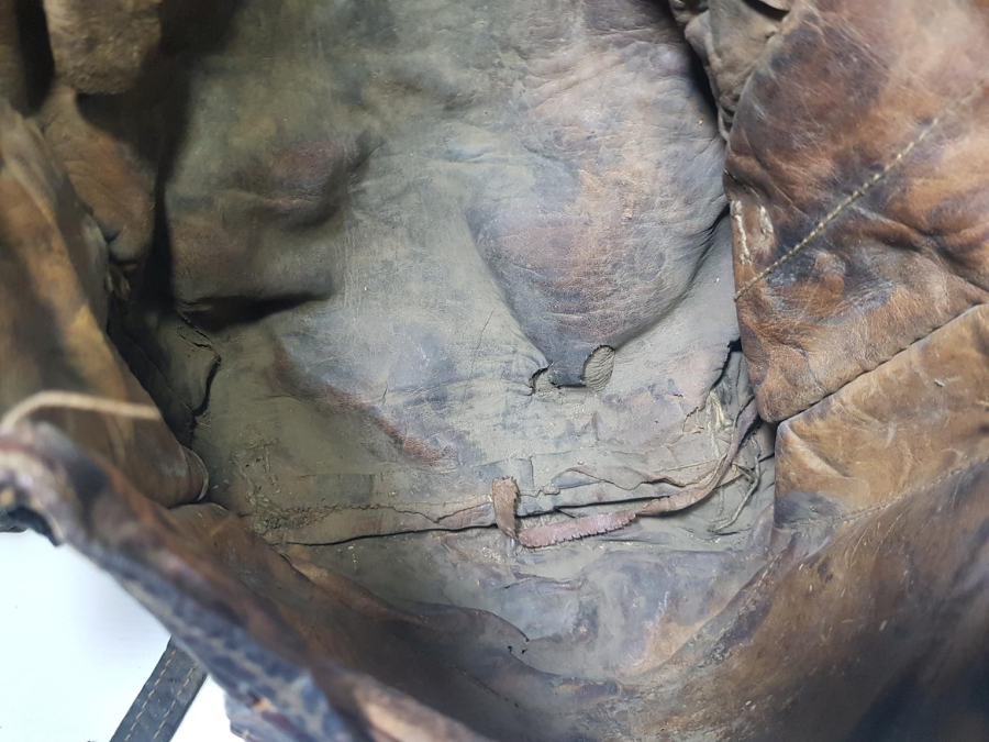 1. DÜNYA SAVAŞI ÇOK NADİR DERİ MOTORSİKLET ÇANTASI